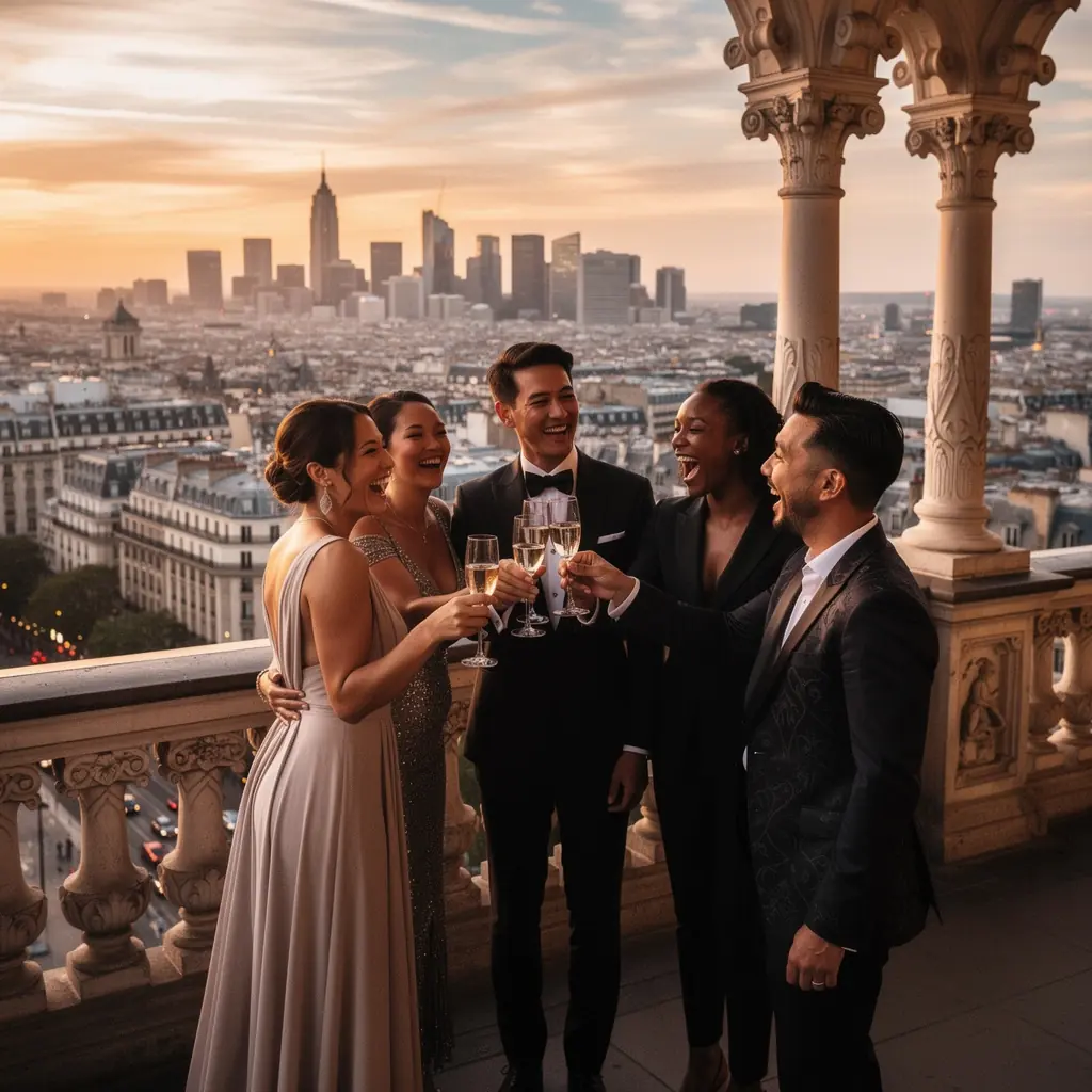 Badezimmer mit modernen Armaturen und eleganten Fliesen in einem stilvoll renovierten Apartment.