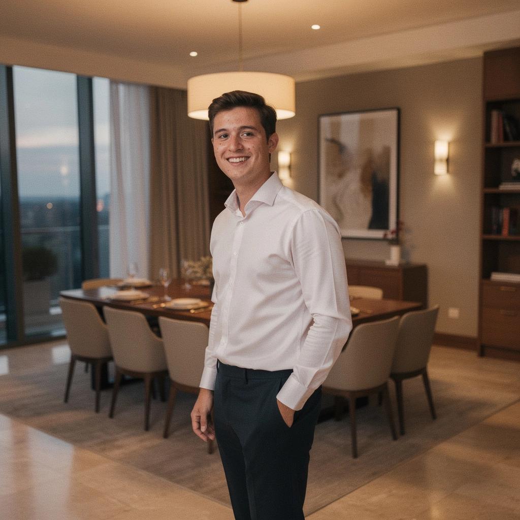 Blick auf die prächtigen Fassaden der renovierten imperialen Gebäude.